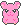 Angry pink hamster