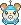 Baby blue rainbow hamster